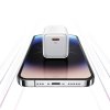 USAMS Ładowarka sieciowa 1xUSB-C PD30W 3A(only head) PD3.0 Fast Charging czarny/black X-ron Series CC186TC01 (US-CC186)